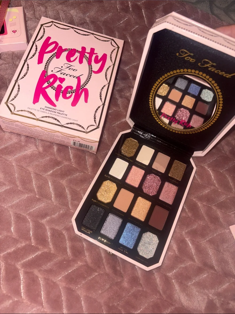 Too Faced Pretty Rich Diamond Light Eyeshadow Palette - Pink